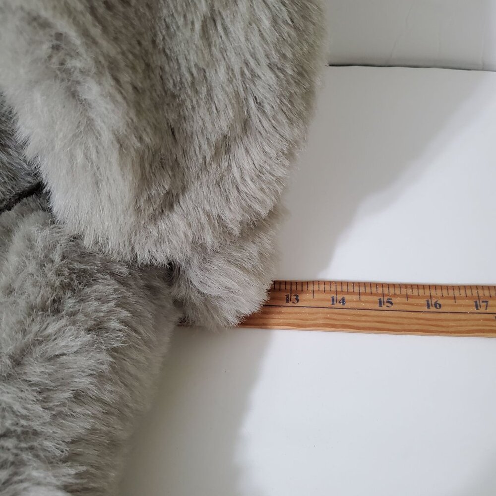 Vintage Stuffy Rabbit People Pals Toy Plush Easter Bunny Checked Corduroy Trim - Picture 16 of 16